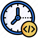 code, program, time, markup, clock