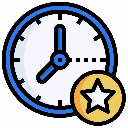 Favorite, star, time, clock, date icon - Download on Iconfinder