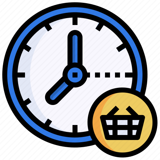 Shopping, commerce, time, clock icon - Download on Iconfinder