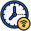 signal, wifi, connection, time, clock 
