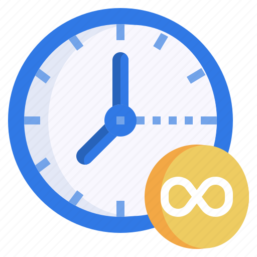 Endless, clock, time, eternal, unlimited icon - Download on Iconfinder