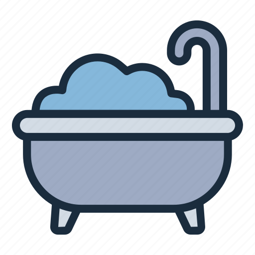Bathtub, bath, bathroom, hygiene, clean, washing icon - Download on Iconfinder