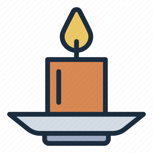 Candle, sleep, fire, light, night, relax, aromatherapy icon - Download on Iconfinder