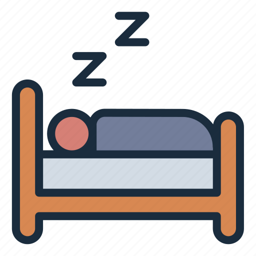 Sleep, bed, bedroom, relax, dream, bed time icon - Download on Iconfinder