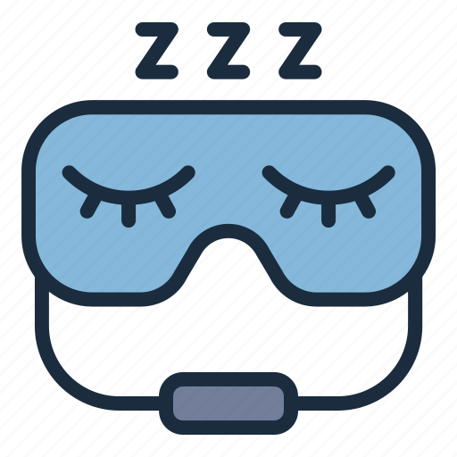 Sleep, wear, bed, time, dream, relax, sleep mask icon - Download on Iconfinder