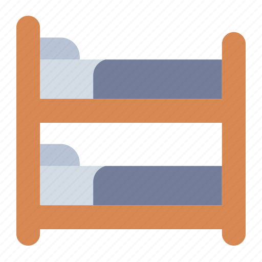 Bed, sleep, rest, furniture, time, interior, bunk bed icon - Download on Iconfinder