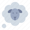 dream, sleep, cloud, sheep, relax, rest, bedroom, bed time