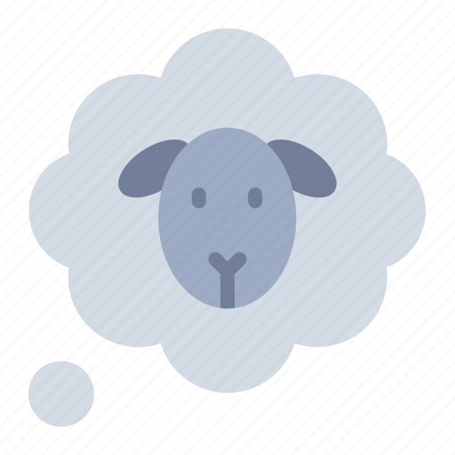 Dream, sleep, cloud, sheep, relax, rest, bedroom icon - Download on Iconfinder