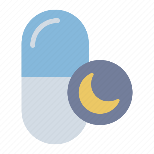Pill, insomnia, drug, pharmacy, medical, healthcare, medicine icon - Download on Iconfinder