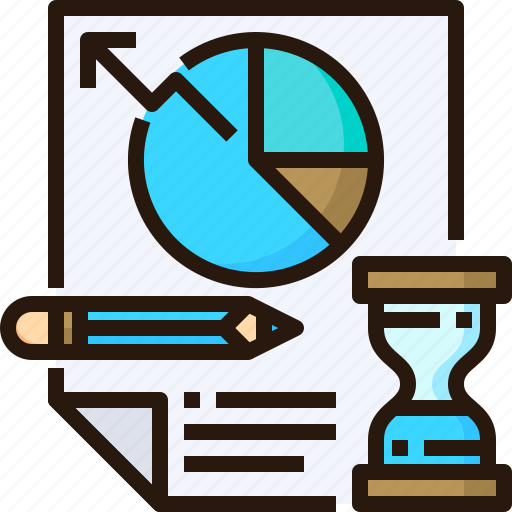 Testing, hourglass, time, exam, pencil icon - Download on Iconfinder