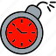 clock, deadline, efficiency, warning 