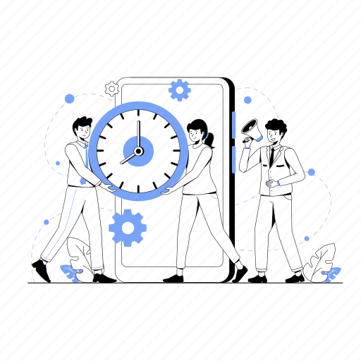 Time, management, schedule, business, timer, phone, clock icon - Download on Iconfinder