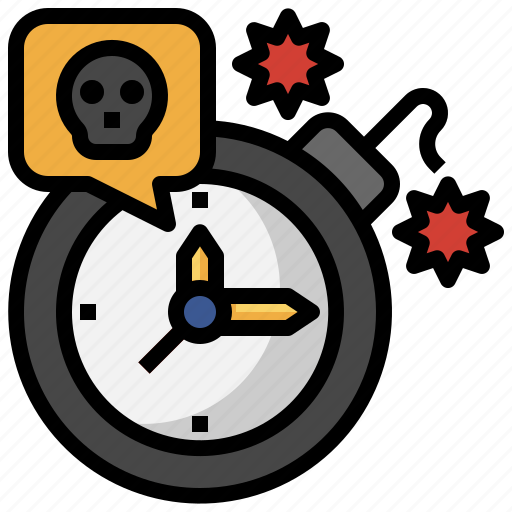 Bomb, deadline, chronometer, stopwatch, explosion icon - Download on Iconfinder