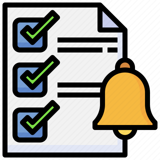 Notification, bell, reminder, tasks, schedule, alert icon - Download on Iconfinder