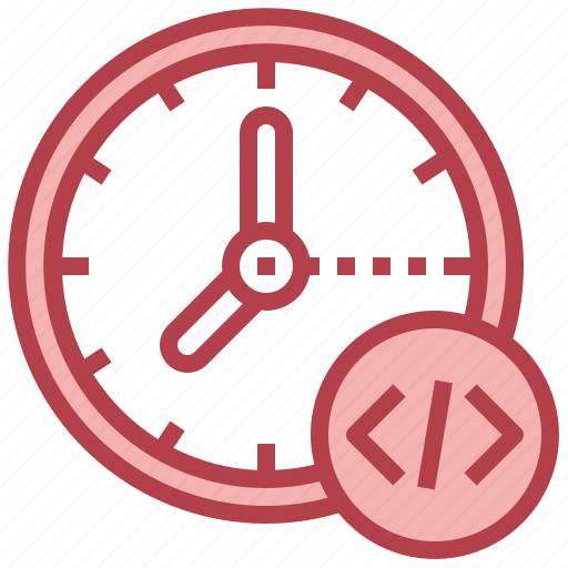 Code, program, time, markup, clock icon - Download on Iconfinder