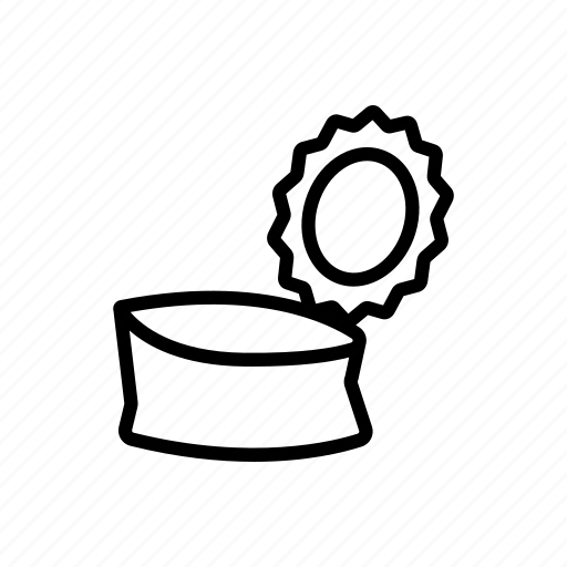 Can, container, freshness, metallic, open, package, tin icon - Download on Iconfinder