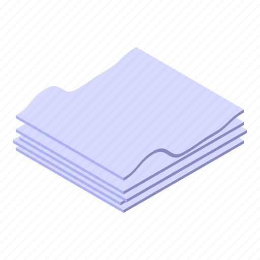 Napkin, isometric, cloth icon - Download on Iconfinder