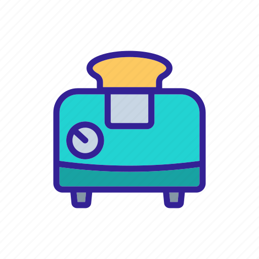 Automatic, different, kitchen, timer, toast, toaster, tool icon - Download on Iconfinder