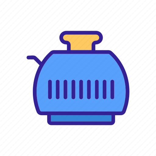 Different, rear, style, toast, toaster, tool, view icon - Download on Iconfinder