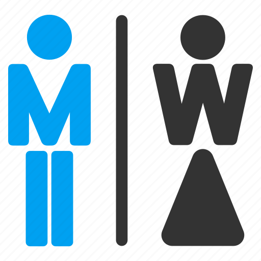 Bathroom, lady room, lavatory, restroom, sanitary, unisex toilet, wc persons icon - Download on Iconfinder
