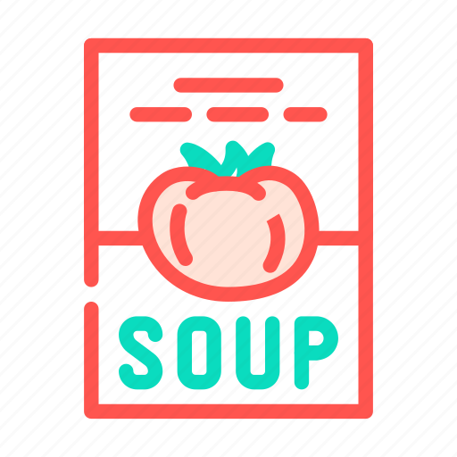 Soup, tomato, package, natural, bio, ingredient icon - Download on Iconfinder