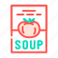 soup, tomato, package, natural, bio, ingredient 