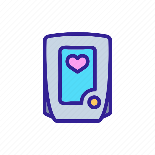 Cardio, device, equipment, measuring, medical, tonometer, tool icon - Download on Iconfinder