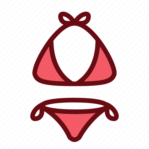 Bikini, fashion, swimsuit, swimwear, beach, female, underwear icon - Download on Iconfinder