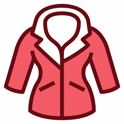 Coat, jacket, clothing, fashion, clothes, female, dress icon - Download on Iconfinder