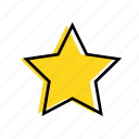favorite, star, award