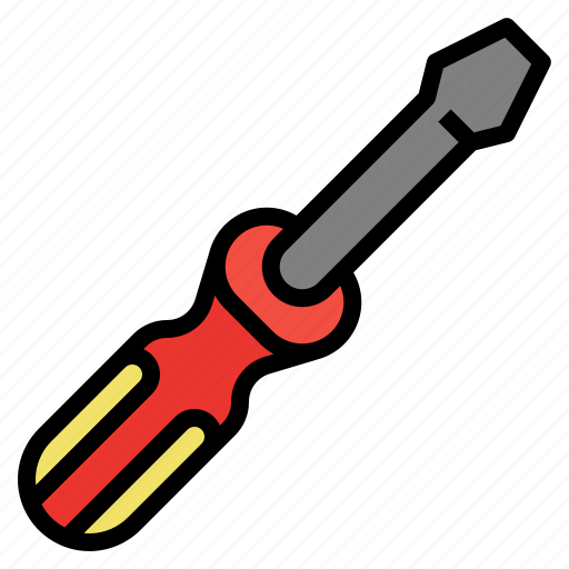 Nut, screw, screwdriver, tool icon - Download on Iconfinder
