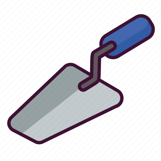 Buttering, repair, tool, trowel, work icon - Download on Iconfinder