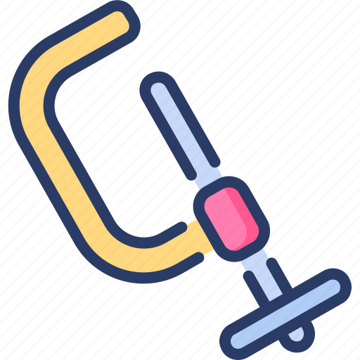 Clamp, clip, equipment, fastening, hardware, tools, workshop icon - Download on Iconfinder