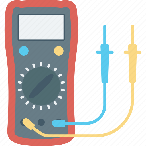 Digital multimeter, digital voltmeter, gage electrometer, multimeter, voltage ampere meter icon - Download on Iconfinder