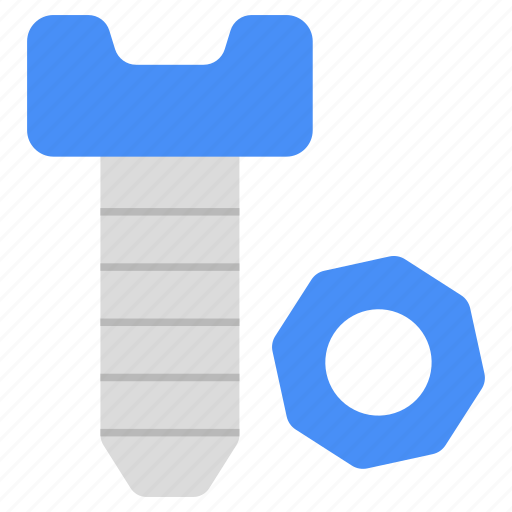 Nut and bolt, construction tool, construction equipment, construction instrument, repair tool icon - Download on Iconfinder