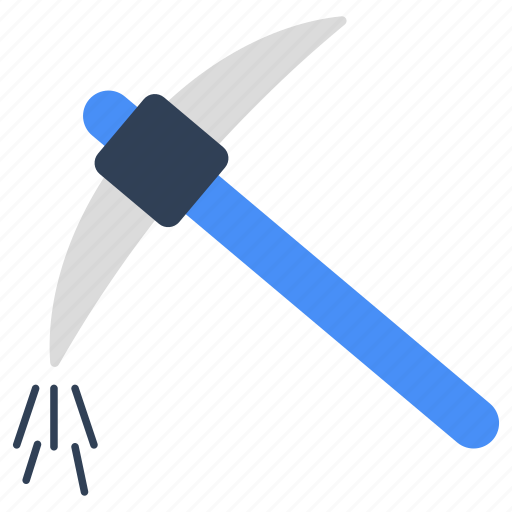Pickaxe, hammer, repair tool, equipment, instrument icon - Download on Iconfinder