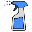 cleaning spray, sprayer, spray bottle, hygiene, cleaning tool 