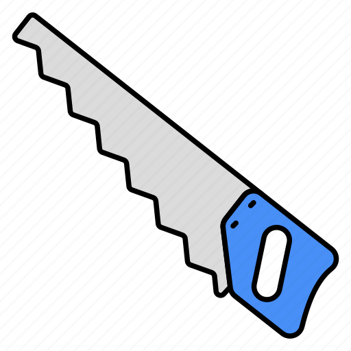 Saw, handsaw, woodcutter tool, equipment, instrument icon - Download on Iconfinder