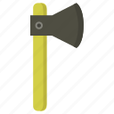 ax, tool, equipment, construction, repair
