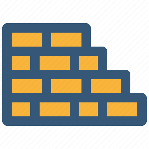 Brick, construction, building, wall icon - Download on Iconfinder