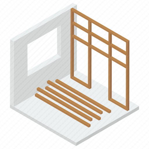Architecture, establishment, structure, under construction, wood construction icon - Download on Iconfinder