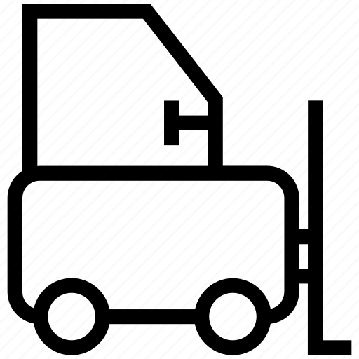 Logistics, construction, truck, forklift icon - Download on Iconfinder