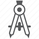compass, construction, equipment, degree, draw, rectangle, tools