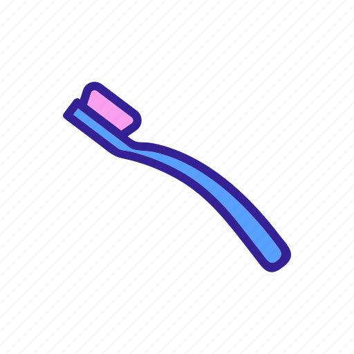 Equipment, mechanical, plastic, side, toothbrush, top, view icon - Download on Iconfinder