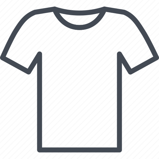 Apparel, clothes, line, outline, polo, shirt, t-shirt icon - Download on Iconfinder