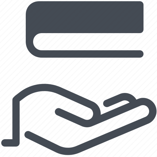 Book, copyright, hand, insurance, intellectual, property icon - Download on Iconfinder