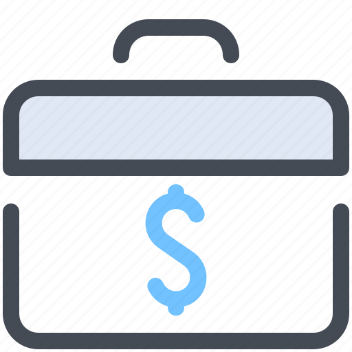 Brief, briefcase, business, businessman, case, dollar, suitcase icon - Download on Iconfinder