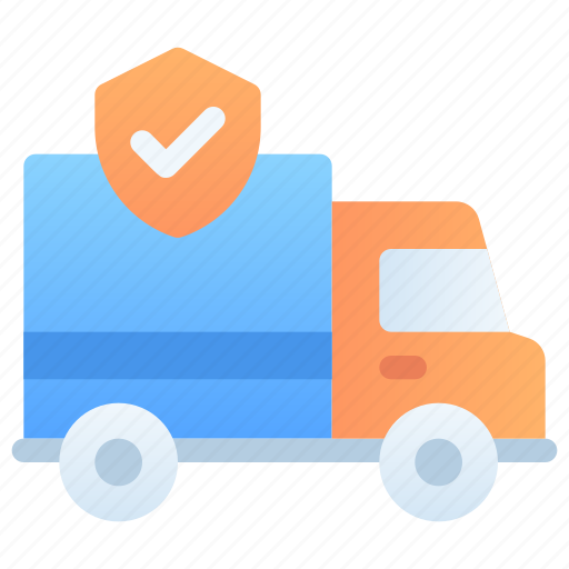 Delivery insurance, shipping, shipment, truck, transportation, insurance, shield icon - Download on Iconfinder