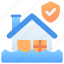 flooded house, flood, water, disaster, home, insurance, shield, protection, coverage 