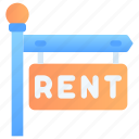 rent, signboard, rent sign, for rent, rental, real estate, property, house, home